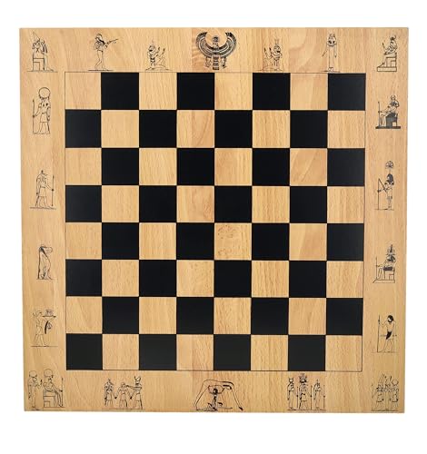 Schachbrett aus Holz 36 cm - Ägyptische Hieroglyphen Schachbrett aus Holz 36 cm - Ägyptische Hieroglyphen von Figuren Shop GmbH