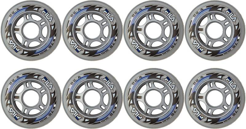 FILA Rolle 76 mm/82A - 8er Pack weiß Modell 2 von FILA Skates