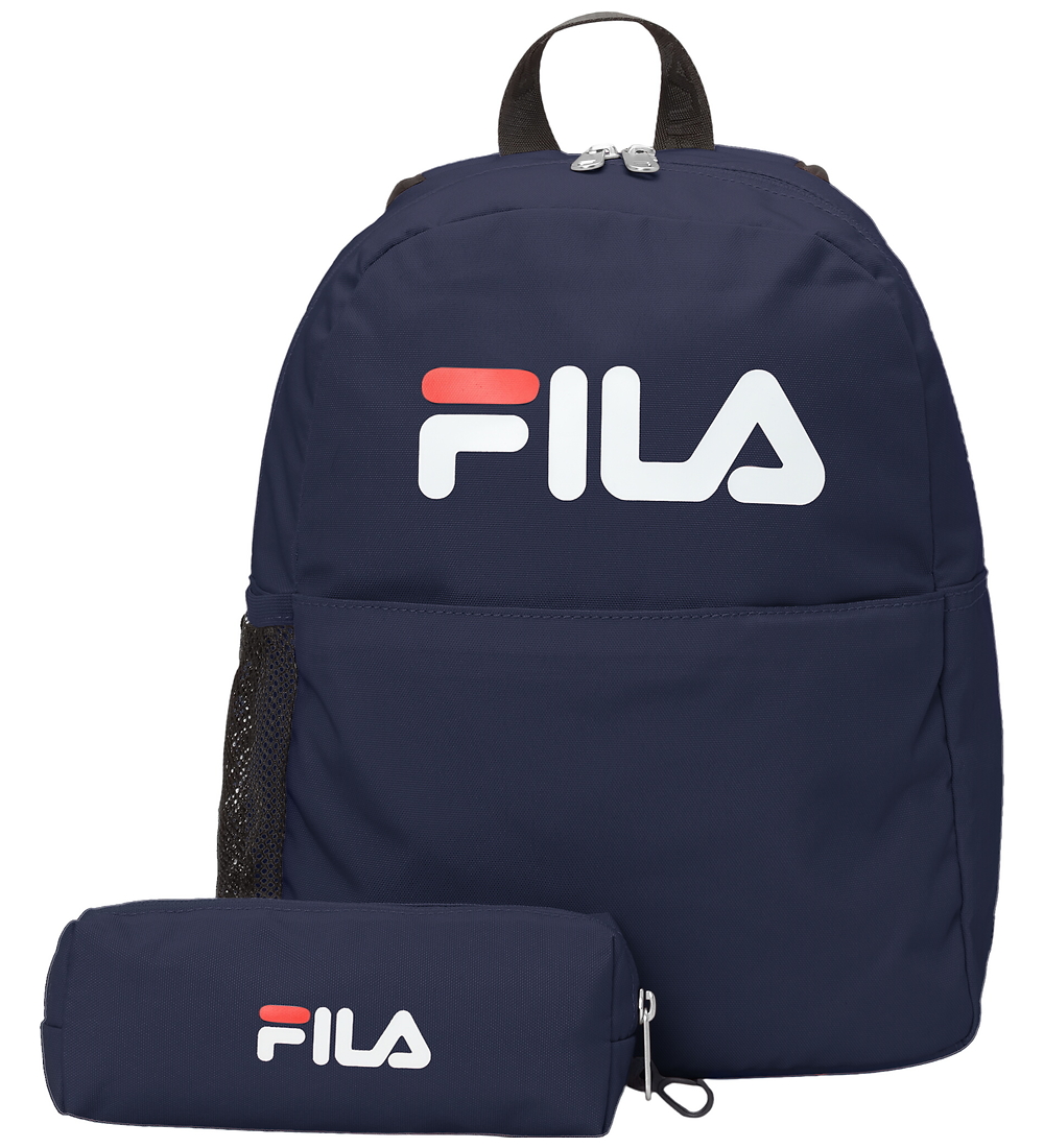 Fila Rucksack m. Federmäppchen - Paluzzo - Black Iris - Fila - One Size - Rucksäcke von Fila