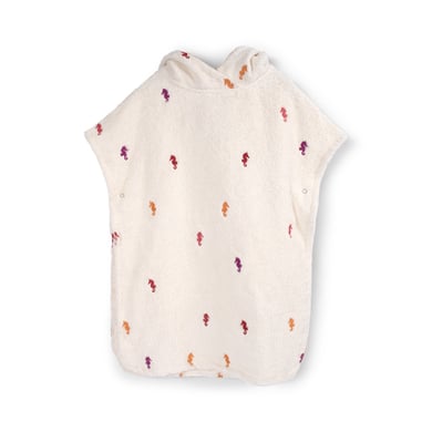 FILIBABBA Badeponcho mit Stickmuster Seepferdchen von Filibabba