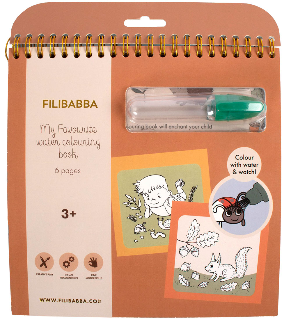 Filibabba Aquarellbuch - I Der Wald - Filibabba - One Size - Malbücher Filibabba Aquarellbuch - I Der Wald - Filibabba - One Size - Malbücher von Filibabba