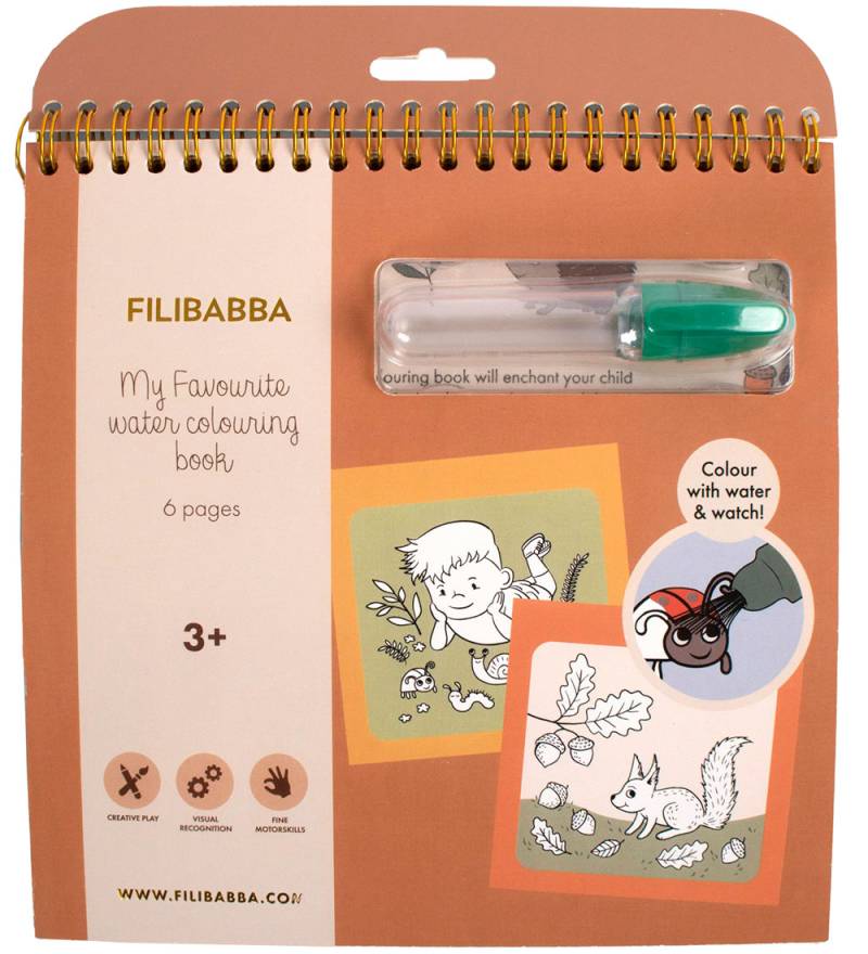Filibabba Aquarellbuch - I Der Wald - Filibabba - One Size - Malbücher Filibabba Aquarellbuch - I Der Wald - Filibabba - One Size - Malbücher von Filibabba