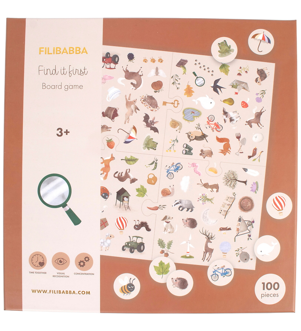Filibabba Brettspiel - Wer findet es zuerst? - Filibabba - One Size - Brettspiele Filibabba Brettspiel - Wer findet es zuerst? - Filibabba - One Size - Brettspiele von Filibabba