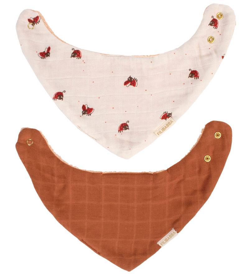 Filibabba Lätzchen - Musselin/Frottee - 2er-Pack - Lucky/Amber B - Filibabba - One Size - Babylätzchen Filibabba Lätzchen - Musselin/Frottee - 2er-Pack - Lucky/Amber B - Filibabba - One Size - Babylätzchen von Filibabba
