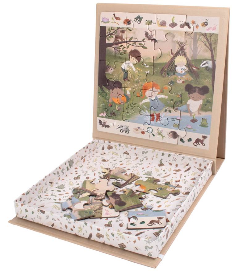 Filibabba Magnetisch Puzzlespiel - 20 Teile - Abenteuer I Der Wa - Filibabba - One Size - Puzzlespiele Filibabba Magnetisch Puzzlespiel - 20 Teile - Abenteuer I Der Wa - Filibabba - One Size - Puzzlespiele von Filibabba