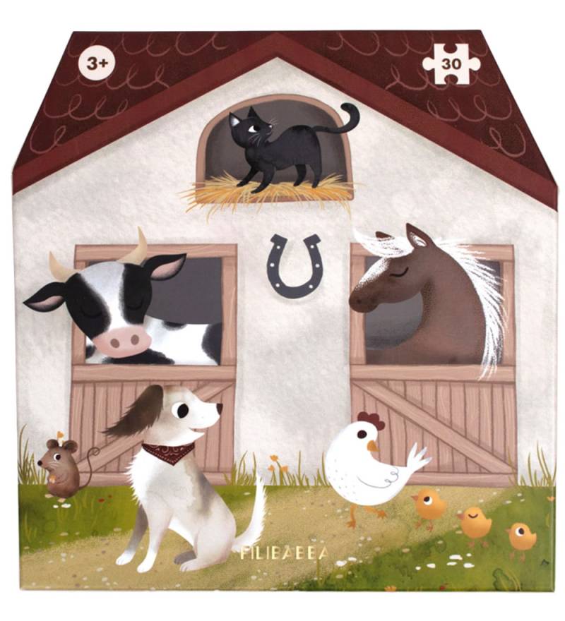 Filibabba Puzzlespiel - 30 Teile - Der Bauernhof - Filibabba - One Size - Puzzlespiele Filibabba Puzzlespiel - 30 Teile - Der Bauernhof - Filibabba - One Size - Puzzlespiele von Filibabba