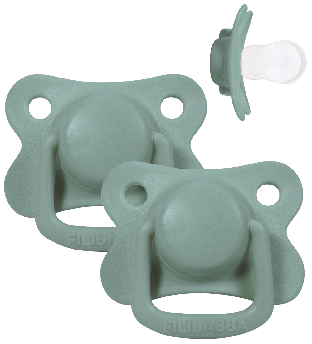 Filibabba Schnuller - 2er-Pack - 6m + - Moss Green - Filibabba - 6+ mt - Schnuller Filibabba Schnuller - 2er-Pack - 6m + - Moss Green - Filibabba - 6+ mt - Schnuller von Filibabba