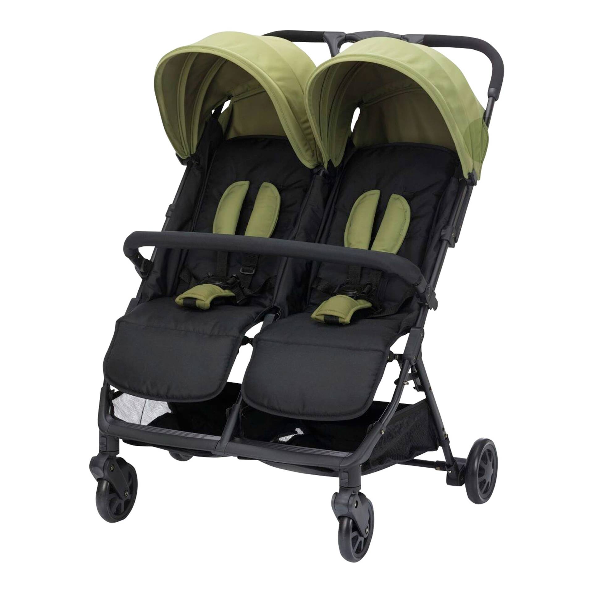 Fill Kinderwagen Zwillingswagen Fill TWIN schwarz | gruen von Fill