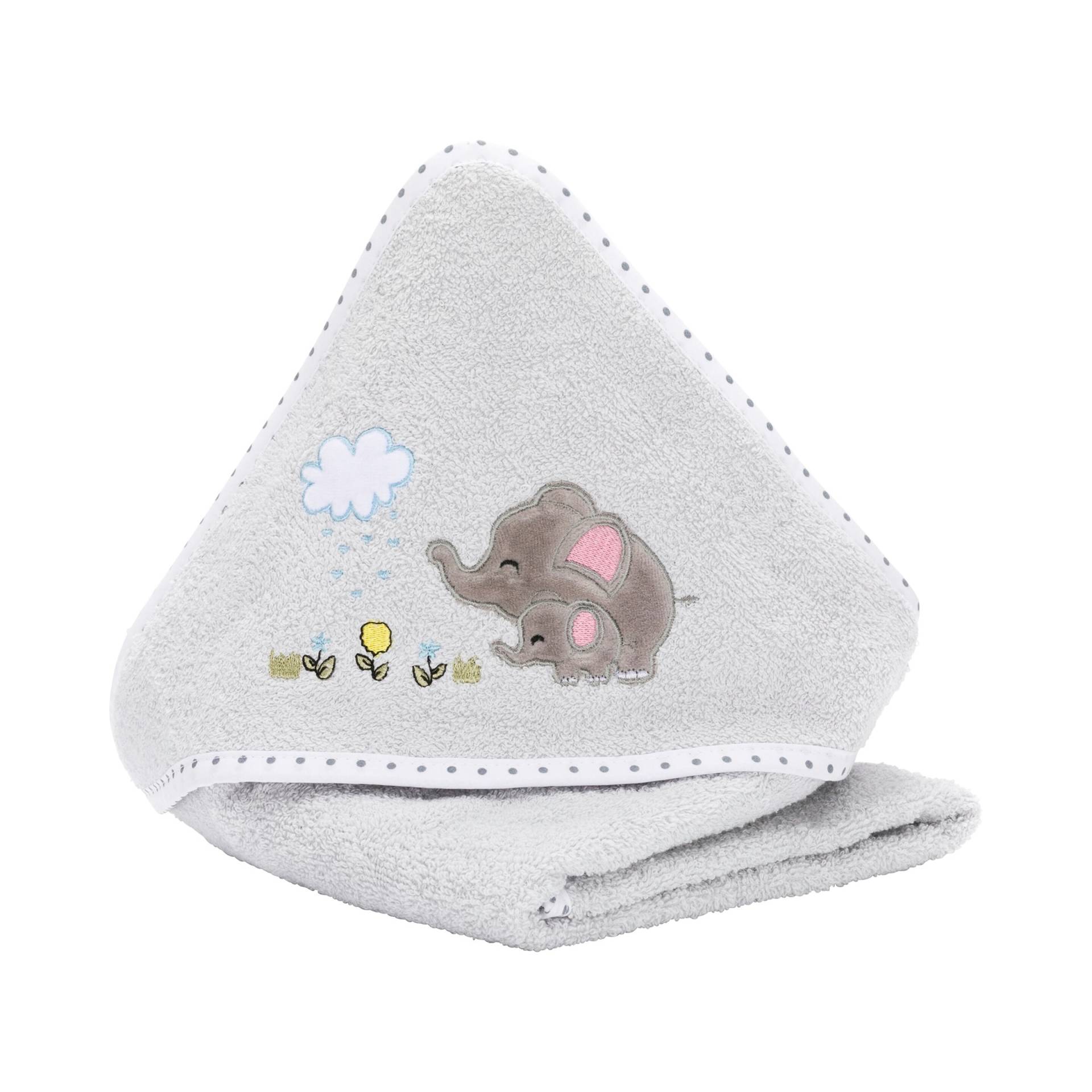 Fillikid Kapuzenbadetuch 75x75 cm grau Fillikid Kapuzenbadetuch 75x75 cm grau von fillikid