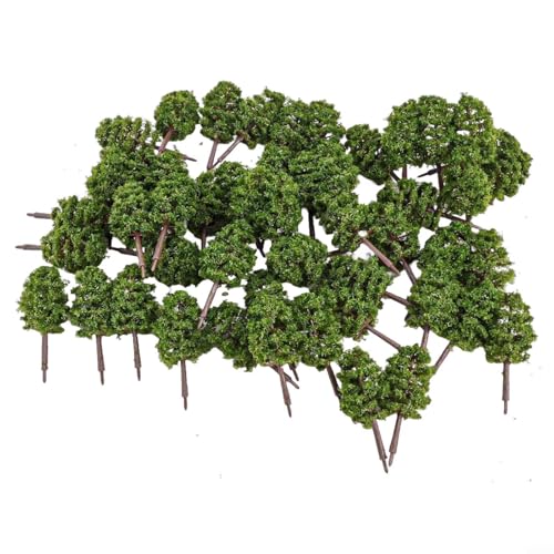 Miniatur-Modellbäume, 7 cm, grün, Kunststoff, für Zugdioramen, Sandtischmodelle und Landschafts-Layouts, 50 Stück Miniatur-Modellbäume, 7 cm, grün, Kunststoff, für Zugdioramen, Sandtischmodelle und Landschafts-Layouts, 50 Stück von Filteilect