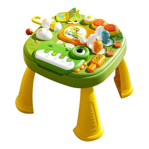 Filvczt Aktivitätstisch für Kinder, Dinosaurier-Lernzentrum, musikalischer Lerntisch, langlebig, leicht, 24 x 26 x 23 cm, für und Mädchen ab 3 Jahren Filvczt Aktivitätstisch für Kinder, Dinosaurier-Lernzentrum, musikalischer Lerntisch, langlebig, leicht, 24 x 26 x 23 cm, für und Mädchen ab 3 Jahren von Filvczt