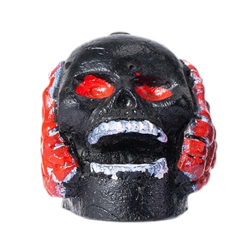 Filvczt Aztec Death Whistle, Scream Whistle, Skull Whistle Toy, Mit Gruseligem Schreiensound-Effekt Und Gruseliges Schädeldesign, 6x7.4x5,8 cm, Für Halloween, Erwachsene Und Kinder, Trick-or-Treat Filvczt Aztec Death Whistle, Scream Whistle, Skull Whistle Toy, Mit Gruseligem Schreiensound-Effekt Und Gruseliges Schädeldesign, 6x7.4x5,8 cm, Für Halloween, Erwachsene Und Kinder, Trick-or-Treat von Filvczt