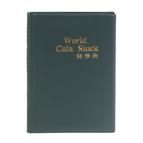 Filvczt Coin Collection Book Mit Schutzdesign, 15x11cm, 120 Taschenmünzenhalter, Museumsausstellungsalbum, Bildungswert Und Geschenk Würdig, Für Geschichte, Museum, Kultur, Erhaltung, Schulprojekt Filvczt Coin Collection Book Mit Schutzdesign, 15x11cm, 120 Taschenmünzenhalter, Museumsausstellungsalbum, Bildungswert Und Geschenk Würdig, Für Geschichte, Museum, Kultur, Erhaltung, Schulprojekt von Filvczt