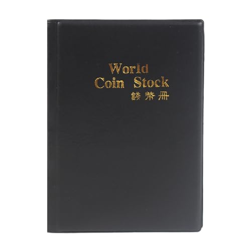 Filvczt Coin Collection Book Mit Schutzdesign, 15x11cm, 120 Taschenmünzenhalter, Museumsausstellungsalbum, Bildungswert Und Geschenk Würdig, Für Geschichte, Museum, Kultur, Erhaltung, Schulprojekt von Filvczt