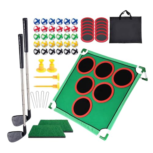 Filvczt Golfspiel -Set, Golf -Chipping -Spiel, Family Indoor Play Set, Mit Kompaktem Design, Tragbar Und Einfach Eingerichtet, 80x83x25 cm, Für Kinder, Jugendliche, Erwachsene Filvczt Golfspiel -Set, Golf -Chipping -Spiel, Family Indoor Play Set, Mit Kompaktem Design, Tragbar Und Einfach Eingerichtet, 80x83x25 cm, Für Kinder, Jugendliche, Erwachsene von Filvczt
