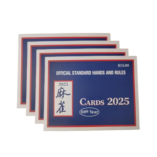 Filvczt Mah Jongg League Card, Mahjong -Regelkarten, Mahjong Reference Guide, Mit Großem Druck, Kompaktem Und Wiederverwendbarem Material, 12x15,5 X 2 cm, Für Anfänger Und Lernende Filvczt Mah Jongg League Card, Mahjong -Regelkarten, Mahjong Reference Guide, Mit Großem Druck, Kompaktem Und Wiederverwendbarem Material, 12x15,5 X 2 cm, Für Anfänger Und Lernende von Filvczt