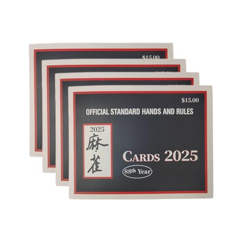 Filvczt Mah Jongg League Card, Mahjong -Regelkarten, Mahjong Reference Guide, Mit Großem Druck, Kompaktem Und Wiederverwendbarem Material, 12x15,5 X 2 cm, Für Anfänger Und Lernende Filvczt Mah Jongg League Card, Mahjong -Regelkarten, Mahjong Reference Guide, Mit Großem Druck, Kompaktem Und Wiederverwendbarem Material, 12x15,5 X 2 cm, Für Anfänger Und Lernende von Filvczt