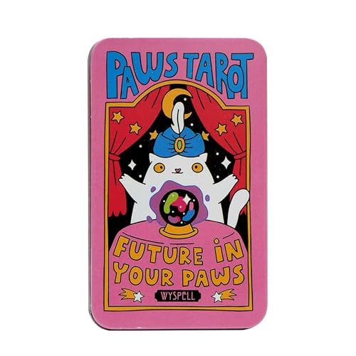 Filvczt Paws Tarot-Tarotkarten, Wahrsager-Kartendeck, mit hochwertigen Karten und Wahrsager-Spaß, 11 x 6,7 x 4 cm, für Erwachsene, Unterhaltung Filvczt Paws Tarot-Tarotkarten, Wahrsager-Kartendeck, mit hochwertigen Karten und Wahrsager-Spaß, 11 x 6,7 x 4 cm, für Erwachsene, Unterhaltung von Filvczt