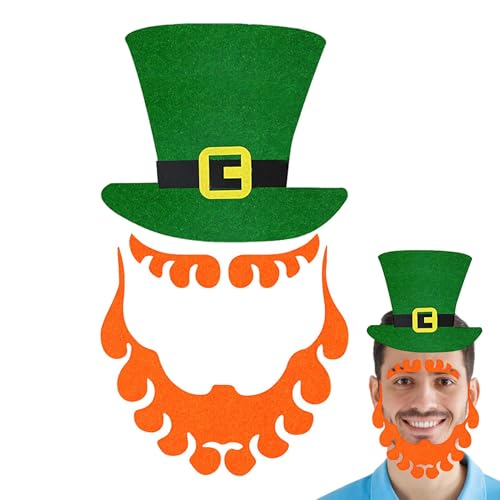Filvczt St. Patricks Day Cutout-Hut, St. Patricks Day Cut- Frühlingsornamente irische Party-Requisiten - Papierausschnitte für Fotoation, irische Party, Kunstschule, Familienfeiern von Filvczt