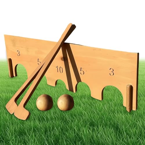 Filvczt Tragbares Miniaturgolf, Strandgolfspiel, Familien Im Freien, Mit Holzball -Design, Lustigem Und Einfachem Setup, 40x15x3 cm, Für Kinder Und Erwachsene Im Alter Von 5 Jahren Filvczt Tragbares Miniaturgolf, Strandgolfspiel, Familien Im Freien, Mit Holzball -Design, Lustigem Und Einfachem Setup, 40x15x3 cm, Für Kinder Und Erwachsene Im Alter Von 5 Jahren von Filvczt