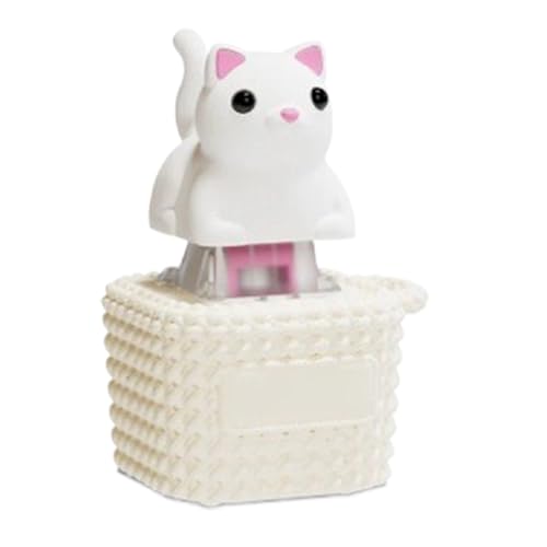 Meowkey-Fidget Toythat Meows, Miaude Cat Toy, Cat Sound Toy, Mit Wiederaufladbarem Und Umweltfreundlichem, Kompakt Und Tragbar, 3x3x5cm, Für Kinder, Und Mädchen von Filvczt