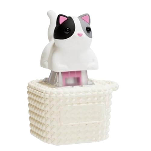 Meowkey-Fidget Toythat Meows, Miaude Cat Toy, Cat Sound Toy, Mit Wiederaufladbarem Und Umweltfreundlichem, Kompakt Und Tragbar, 3x3x5cm, Für Kinder, Und Mädchen von Filvczt
