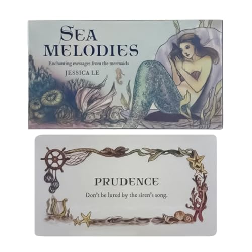 Sea Melody Tarot-Deck, Tarotkarten, spirituelle Leitkarten, inklusive hilfreichem Leitfaden und vielseitig, 11,2 x 6,3 cm, für Horrorerzählen, Lernen, Reisen, Tagebuch Sea Melody Tarot-Deck, Tarotkarten, spirituelle Leitkarten, inklusive hilfreichem Leitfaden und vielseitig, 11,2 x 6,3 cm, für Horrorerzählen, Lernen, Reisen, Tagebuch von Filvczt