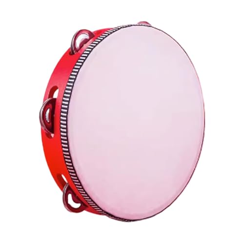 Tamburine Professionelle Handtrommel Percussion Musikinstrument mit Premium Qualität Sound Vielseitig Und Langlebig 20CM Für Erwachsene Anfänger von Filvczt