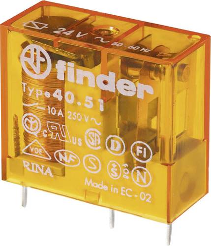 Finder 40.51.8.230.0001 Printrelais 230 V/AC 10A 1 Wechsler 50St. von Finder