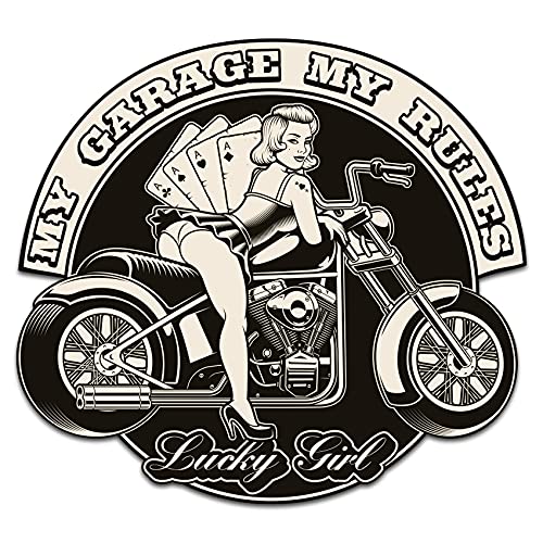 Retro Vintage Aufkleber -Finest Folia Sticker Old School Ace Kult Rockabilly (R149-7 My Rules) von Finest Folia