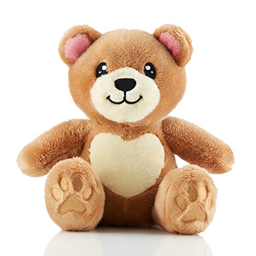 Finest Toys ® Teddybär Bruno - Teddybär -Teddy - Kuscheltier - Plüschtier - klein - Teddybär - Teddy - 20 cm - Herzmotiv - braun - waschbar von Finest Toys
