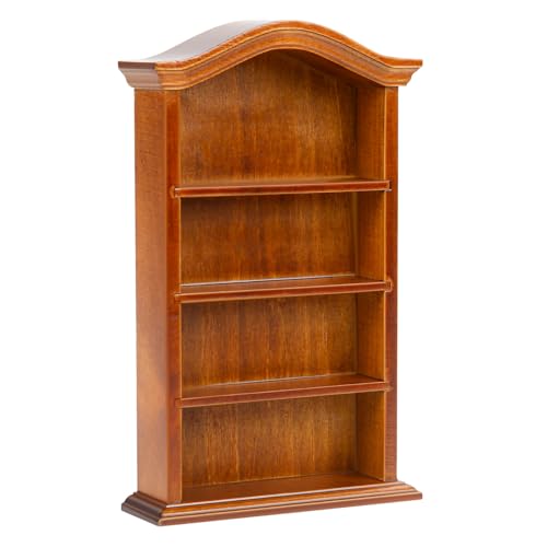 Puppenhaus Möbel Miniatur Bücherregal 1/12 Puppenhaus Zubehör Mini Regal Mini Bücherregal Miniatur Schrank Puppenschrank Miniatur Möbel Holz von Finetoknow