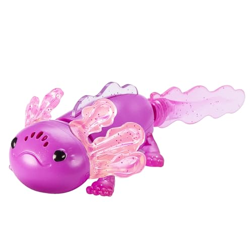 Fingerlings Interaktives Baby Axolotl, Ziggy (Magenta), schwimmt & leuchtet auf von Fingerlings