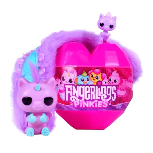 Fingerlings Pinkies, kleine Haustiere, niedliche Sammeltiere, Stile können variieren, Rosa von Fingerlings