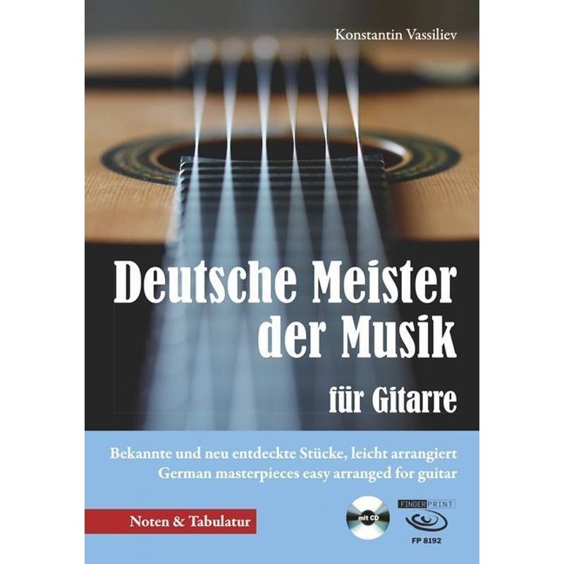 Deutsche Meister der Musik für Gitarre, m. 1 Audio-CD von Fingerprint bei Acoustic Music