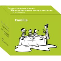Lernkarten Gebärdensprache: Familie von Fingershop.ch