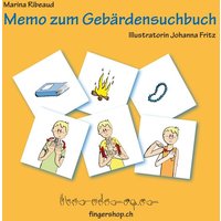 Memo zum Gebärdensuchbuch: Freizeit (Kinderspiel) von fingershop.ch