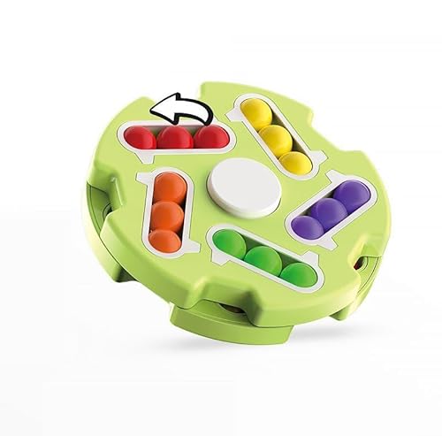 Geschicklichkeitsspiel. Drehendes Geschicklichkeitsspiel. Ball-Puzzle. Grün. von Fingertip Gyro