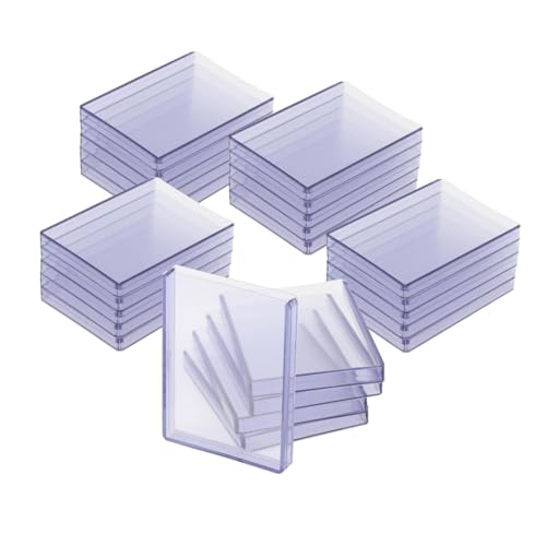 Finlon 25x transparente Kartenhüllen für Sammelkarten und mehr – professionell für Bastler von Hockeykarten von Finlon