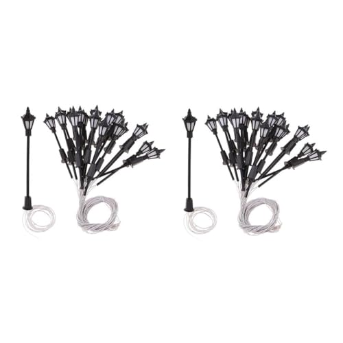 Finlon 40x HO-Modelleisenbahn-Laternenlampen für Straenbeleuchtung Finlon 40x HO-Modelleisenbahn-Laternenlampen für Straenbeleuchtung von Finlon