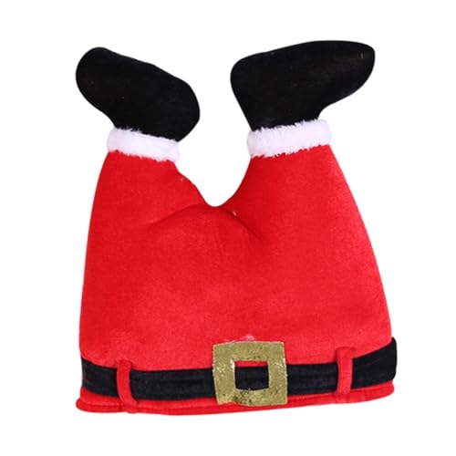 Finlon Weihnachtsmütze-Kopfbedeckung für Kleiderfeiern – Festliche Weihnachtsmann-Geschenkdekoration von Finlon