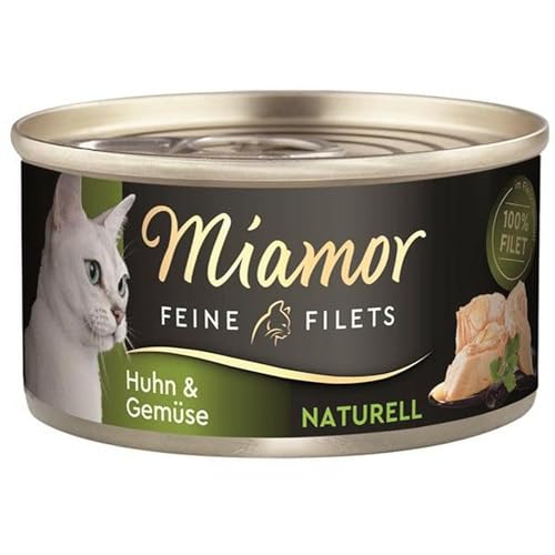 Miamor Feine Filets Naturell Huhn & Gemüse 80g (Menge: 24 je Bestelleinheit) von Finnern Miamor