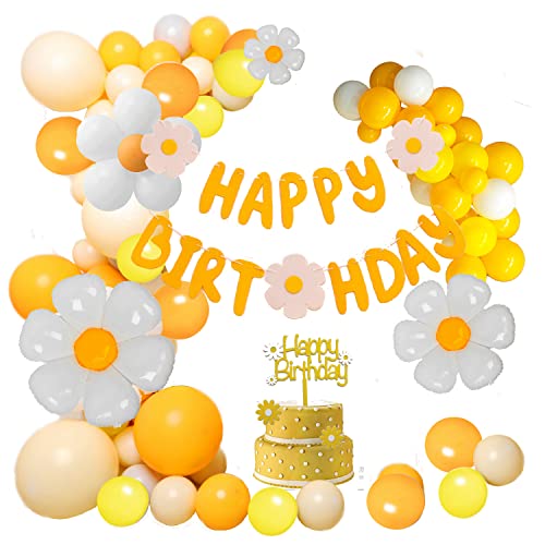 129 Stück Gänseblümchen Ballon Bogen Girlande Kit Gänseblümchen Party Dekorationen Weiß Gelb Orange Boho Ballon Girlande Gänseblümchen Blume Happy Birthday Banner für Gänseblümchen Thema Hochzeit 129 Stück Gänseblümchen Ballon Bogen Girlande Kit Gänseblümchen Party Dekorationen Weiß Gelb Orange Boho Ballon Girlande Gänseblümchen Blume Happy Birthday Banner für Gänseblümchen Thema Hochzeit von Finypa
