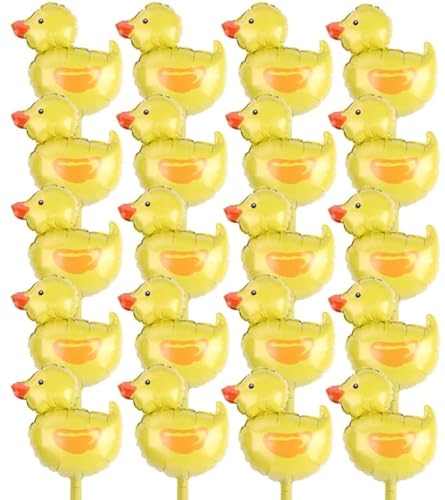 20 gelbe Folienballons für Babyparty-Dekorationen von Finypa