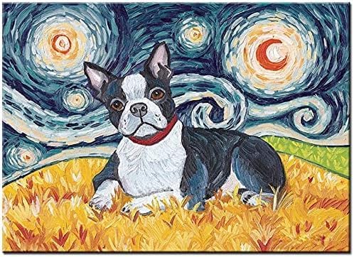Erwachsenen-Puzzle, 300-teiliges Holzpuzzle für Erwachsene und Kinder, Boston Terrier, Heimdekoration, Haustier-Hund, Wandkunst, Geschenk, Puzzle für aktives Denken, Party, Unterhaltung, Spaß und Erwachsenen-Puzzle, 300-teiliges Holzpuzzle für Erwachsene und Kinder, Boston Terrier, Heimdekoration, Haustier-Hund, Wandkunst, Geschenk, Puzzle für aktives Denken, Party, Unterhaltung, Spaß und von Fiongh