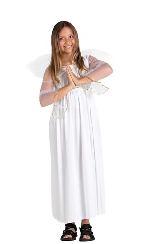 Fiori Paolo, Engelskostüm für Kinder M (5-7 anni) Bianco von FIORI PAOLO