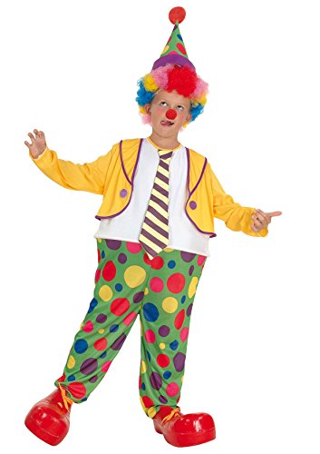 Ciao 61024.M Clown Kostüm Kinder, Unisex, Mehrfarbig, 5-7 anni von Ciao
