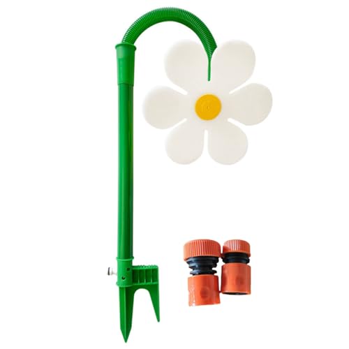 Dancing Daisy Sprinkler Sonnenblume Sprinkler for Hunde, die Kinder Spielen (EU White) von Fiorky