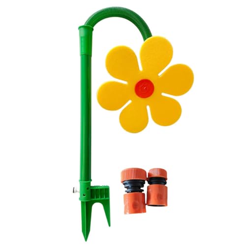 Dancing Daisy Sprinkler Sonnenblume Sprinkler for Hunde, die Kinder Spielen (EU Yellow) von Fiorky