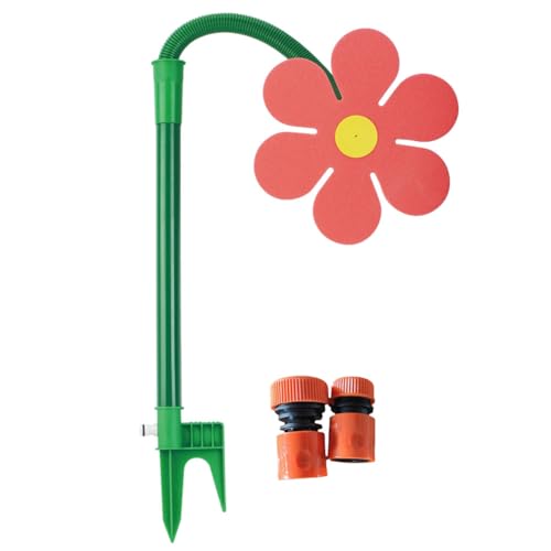 Dancing Daisy Sprinkler Sonnenblume Sprinkler for Hunde, die Kinder Spielen (EU rot) von Fiorky